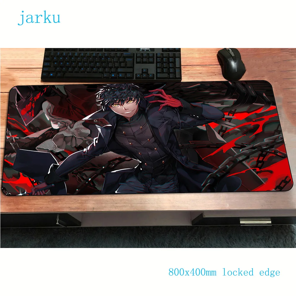 Коврик для мыши persona 5 игровой коврик 800x400x2 мм офисный ноутбука с обработанными