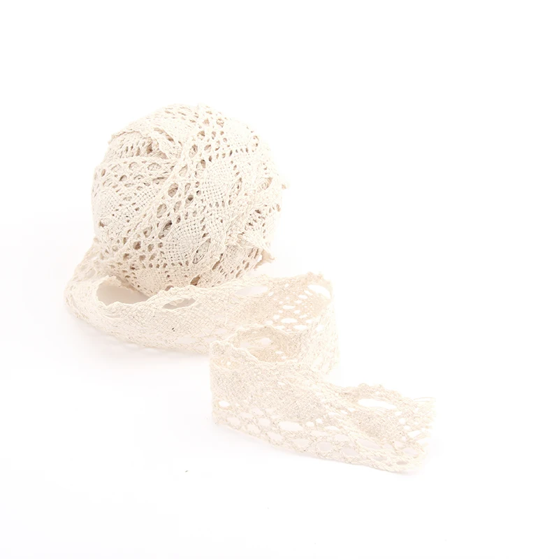 Новинка 4 см цвет кремовый 100% хлопковая нить кружево сделай сам эксклюзивный
