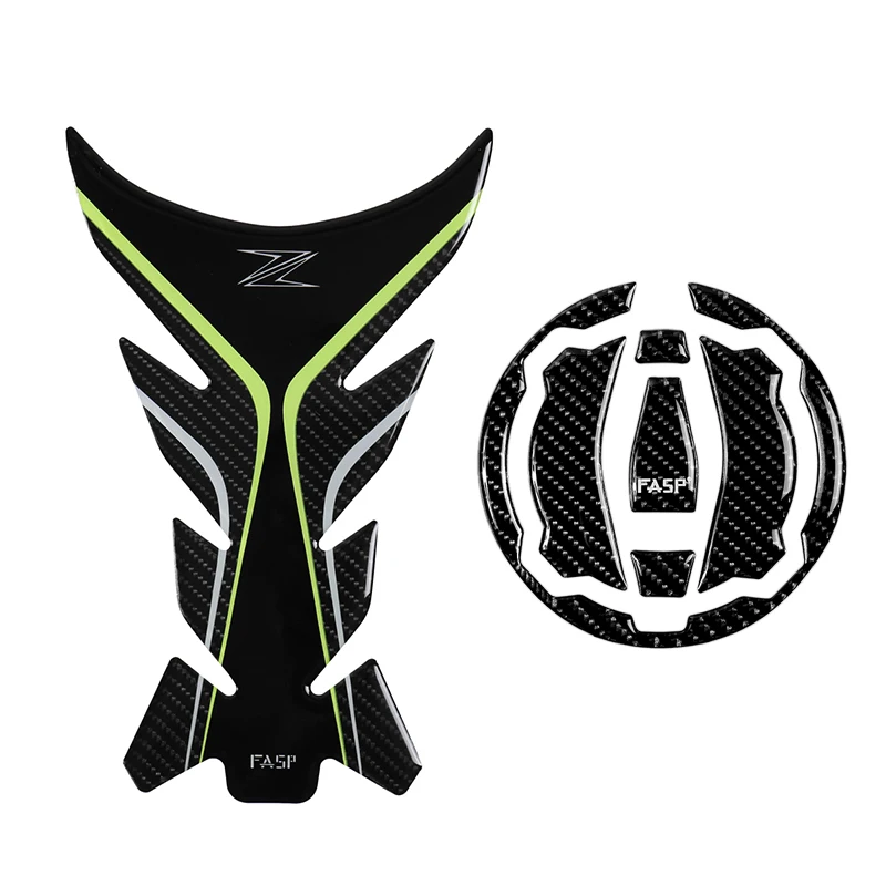 Наклейки 5D из углеродного волокна для топливного бака мотоцикла наклейки на