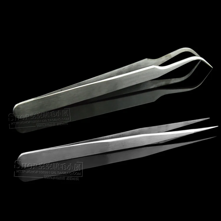 2 шт. немагнитные Нержавеющая сталь пинцеты прямые изогнутые брендовые Craft выбор