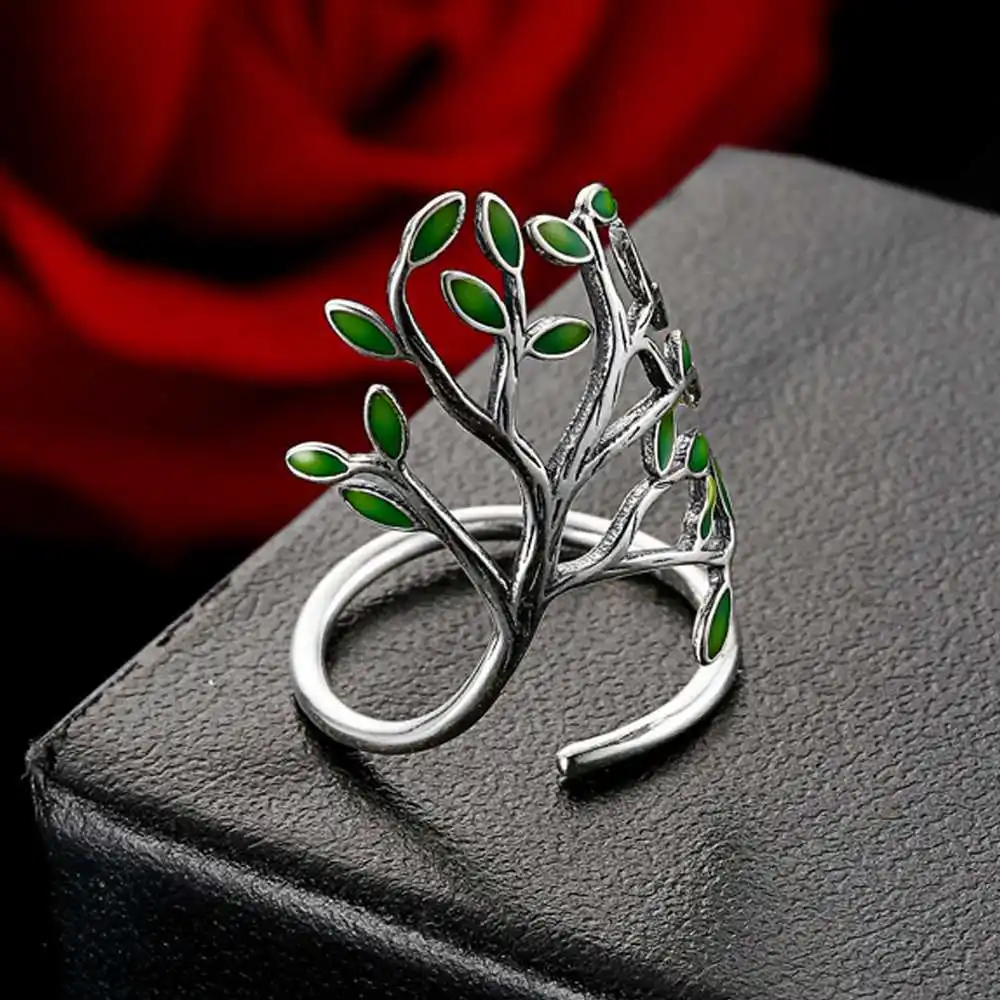 Кольцо из серебра 925 пробы с эмалированной глазурью кольцо для женщин