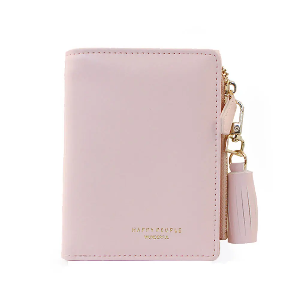 Leather Bifold Tassel Wallet Women Coin Purse Card Holder Clutch Porte Monnaie Femme Famous Brand New Arrival | Багаж и сумки