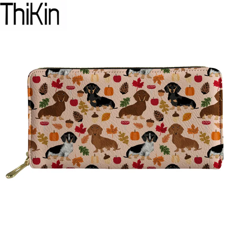 YQ2489Z21 THIKIN сумки женские Doxie Dachshund печать модная сумка на плечо женская большая сумка с ручкой сверху для женщин ручная сумка - Цвет: YQ2489Z21
