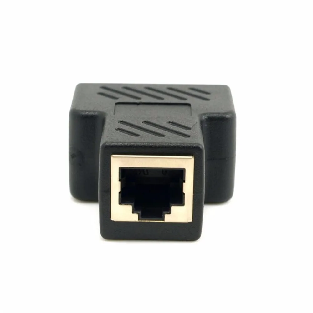 

Переходник Cat6 RJ45 8P8C к двойному разветвителю RJ45, сетевой адаптер Ethernet