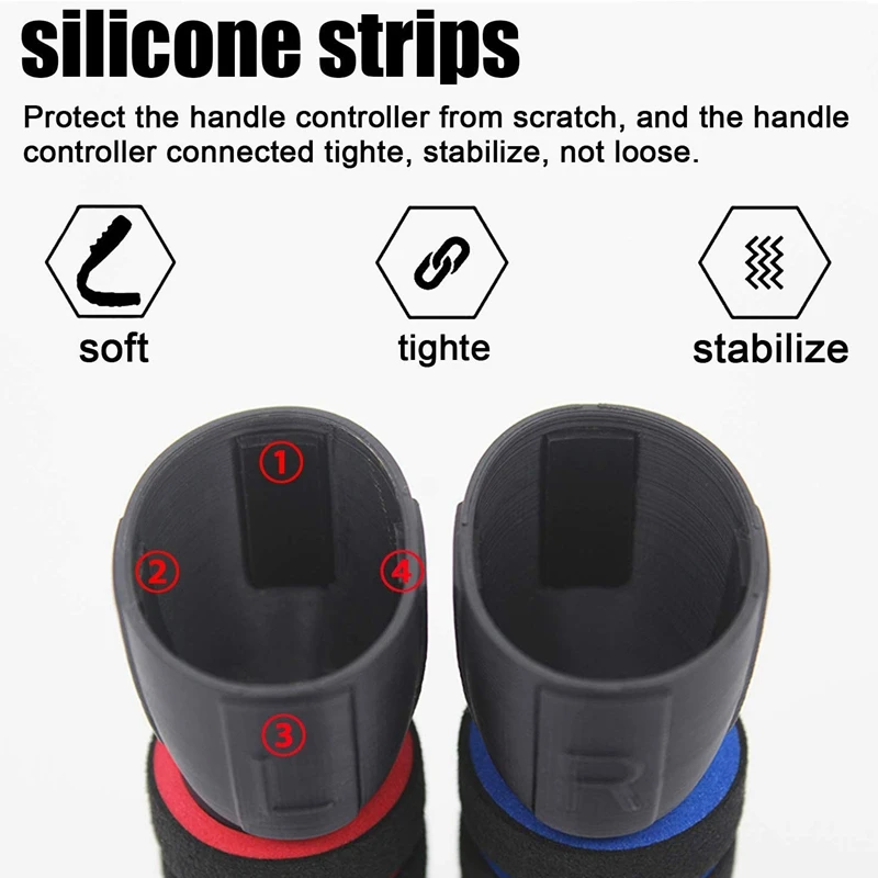 

AM-VR Handles Stand For Ocul-us Ri-ft Press Controller Sponge Handle Gamepad Holder Playing For Beat Saber Game