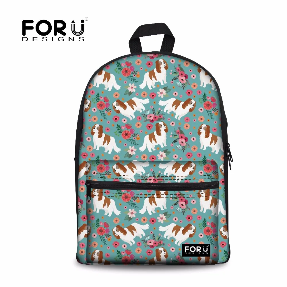 Школьный рюкзак FORUDESIGNS для девочек школьный ранец с принтом кавалера короля