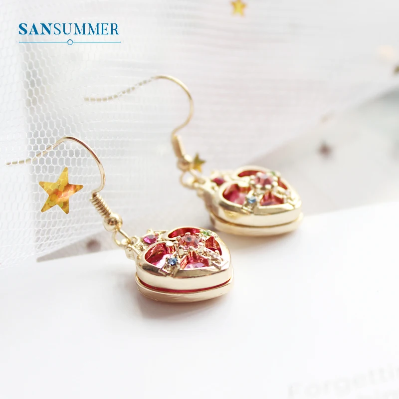 SANSUMMER 2020 новые элегантные женские серьги в форме сердца изысканные подарки на