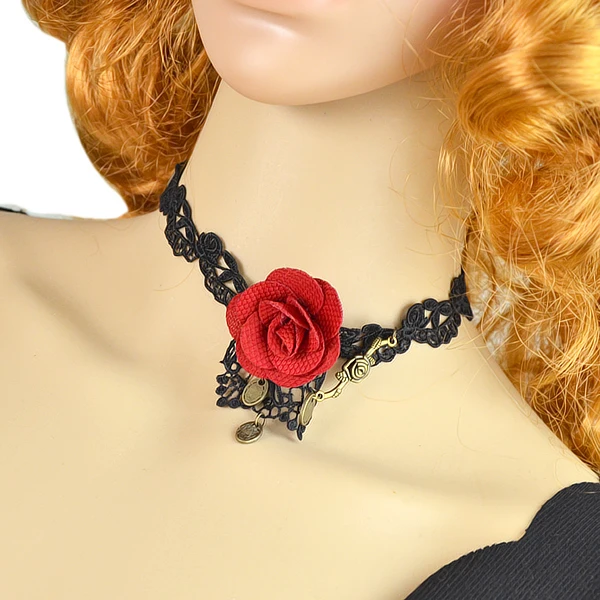 Joywish Bijoux цветочным узором decoaration Кулон Колье Из Полых Кружево Этническая Стиль