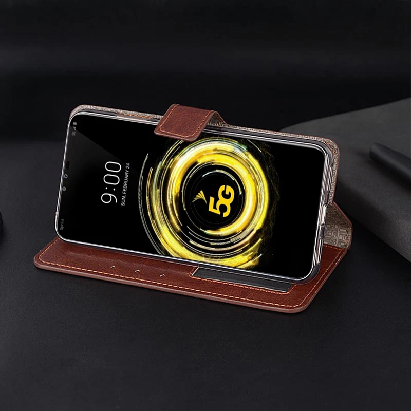 Кожаный чехол книжка с фоторамкой для LG V50 V40 G8 G7 ThinQ K40 K50 Q60 K12 K11 Plus K9 Q9 Q7 Q8 Q Stylus