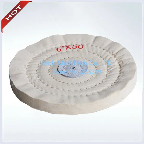 

FREE SHIPPING!! White Buffing Wheels 6" X50 Jewelry Polishing Buffing Wheel Jewelry Polishing Tools