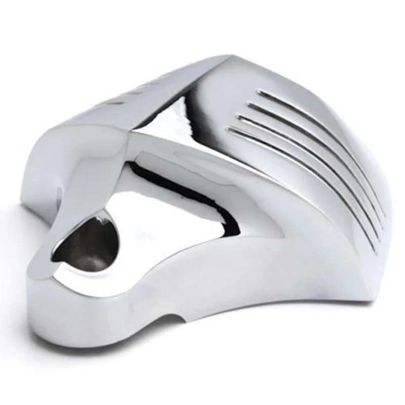 

Motorcycle Chrome V-Shield Horn Cover Set for Harley Big Twins Evo 92-12 Twin Cam 1988 GG