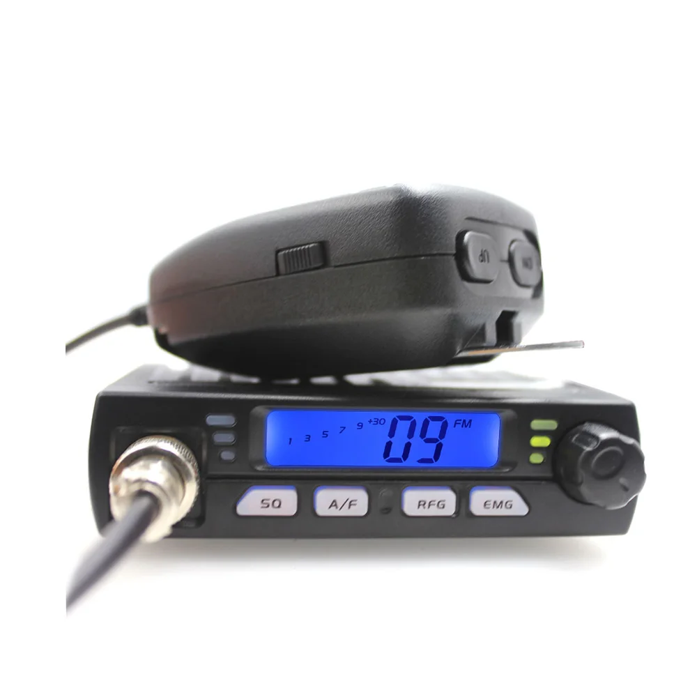 Blue Ультра компактный AM/FM мини Mobie CB радио 8 Вт 26 МГц 27 МГц 10 м любительский мобильный радио ANYSECU CB-40M Citizen Band Радио AR-925 - Цвет: Blue