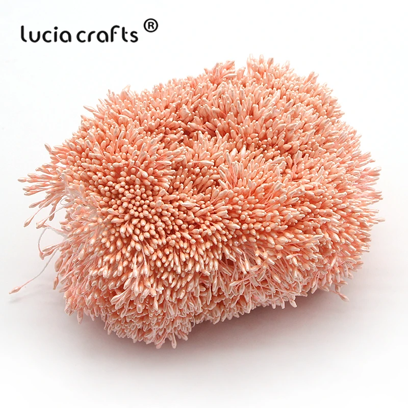 Lucia crafts 576 шт 1 мм разноцветный цветок тычинки цветочные украшения торта Двойные головки DIY материалы ручной работы C1301