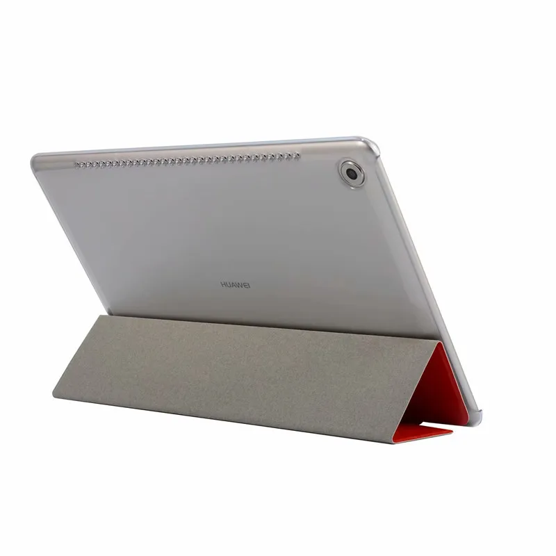 Тонкий прозрачный чехол из искусственной кожи для Huawei MediaPad M5 10 8/M5 Pro с магнитной