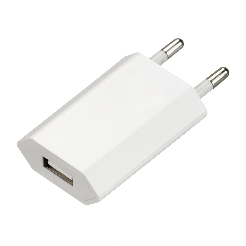 

Usb EU US Wall Charger Plug 5V AC White Micro Usb Power Adapter For Iphone 8 7 6 6s 6splus Adapter high quality 50pcs/lot