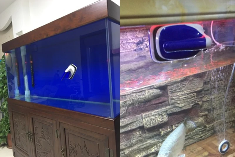 4 размера Магнитный аквариум Кисточки Fish Tank очиститель Магнитная Кисточки аквариум Инструменты плавающий Кисточки Стекло водоросли Скребки