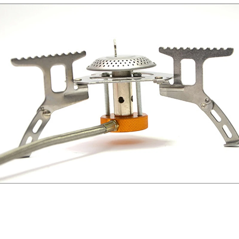 Высокомощная уличная газовая плита горелка для кемпинга складная электрическая