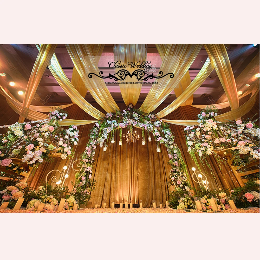Потолочная прозрачная Пелерина 1 4 м * 10 шт.|drapes|draping weddingdrapes decorations |