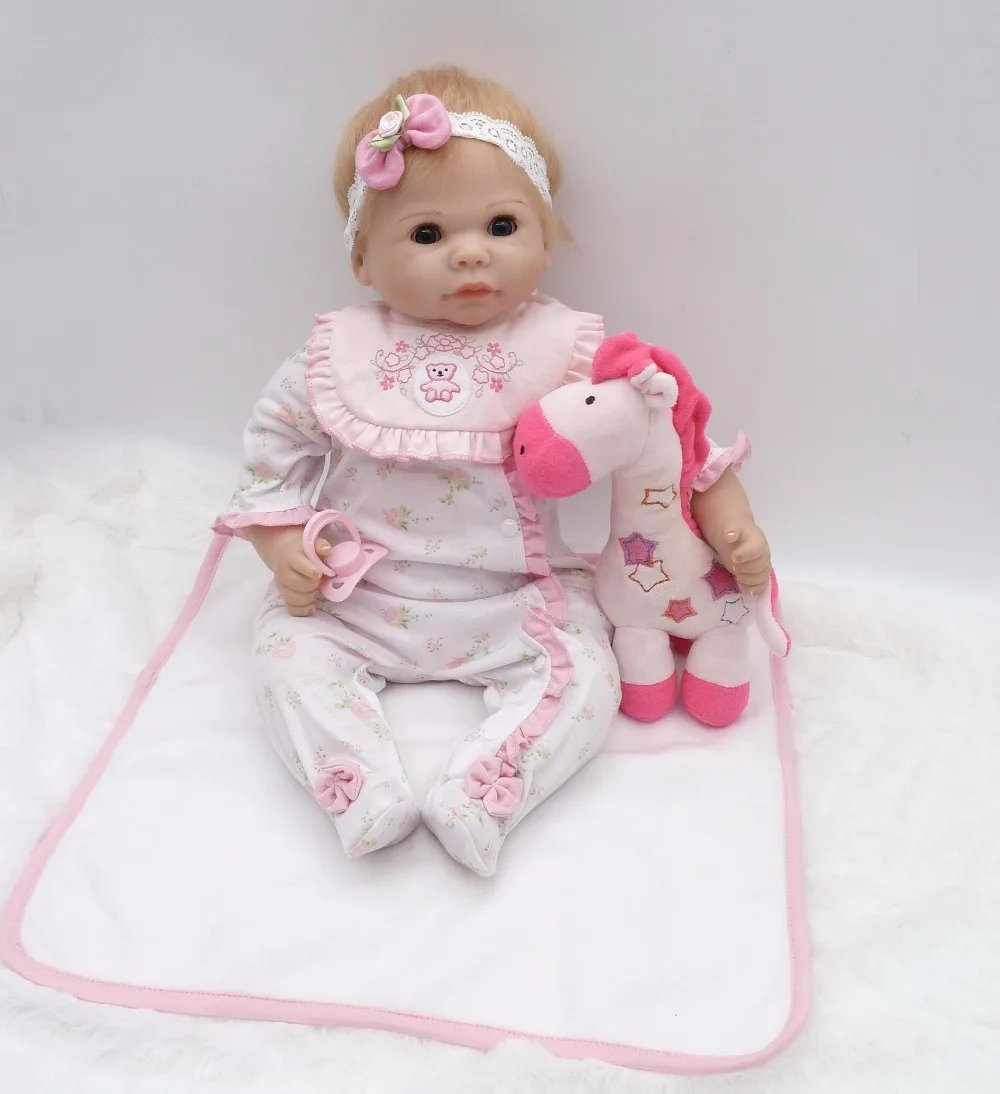Новый Дизайн Bebe Reborn девушка кукла с открытым/закрыть глаза Розовая Принцесса Adora