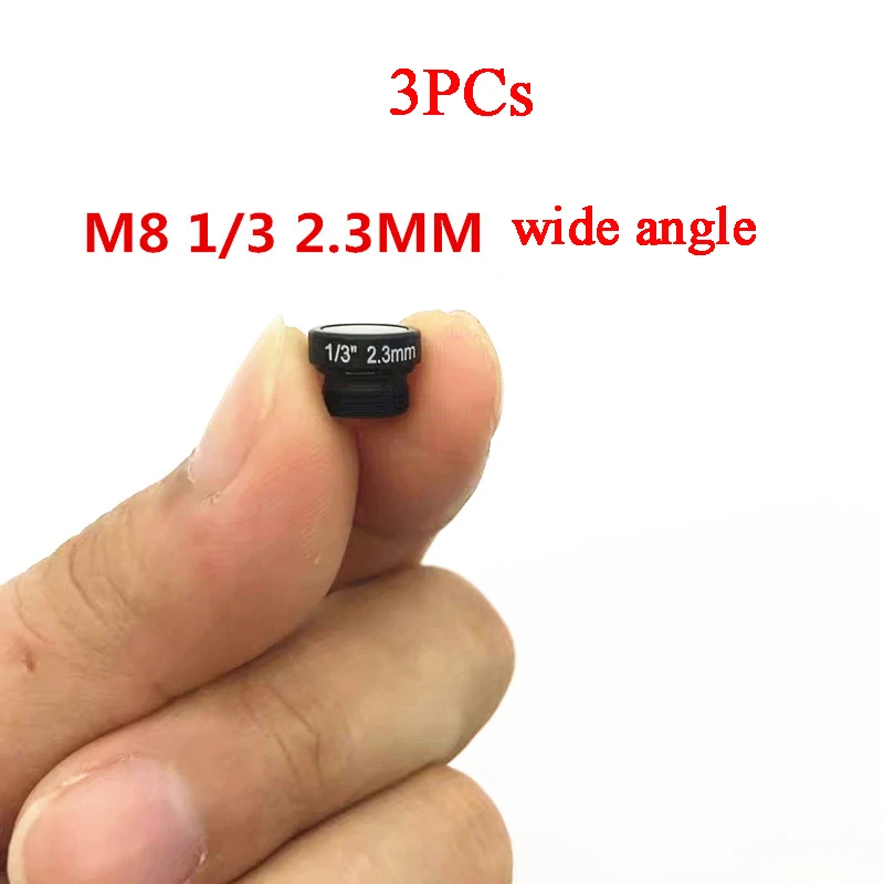 3PCs Mini M8 1/3&quot 2.3mm FOV 145 Degree Wide Angle HD FPV Camera Lens For RC Racing Drone Quadcopter Spare Parts Accessories | Игрушки и