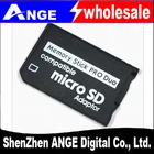 5 шт.лот высококачественный позолоченный Micro SD TF к MS адаптер TF кардридер карта памяти преобразователь Футляр для карт памяти