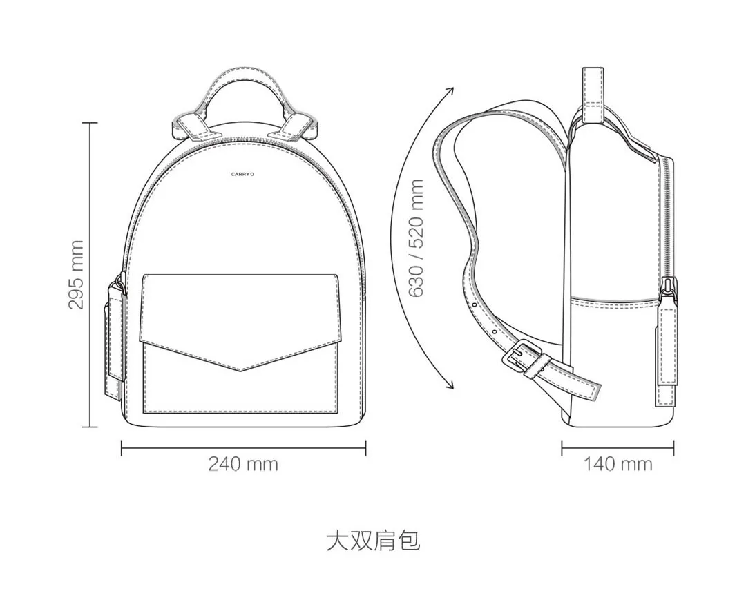 Xiaomi Mijia CARRY'O минималистичный кожаный рюкзак дорожная сумка на плечо простой и удобный для хранения элегантный дизайн