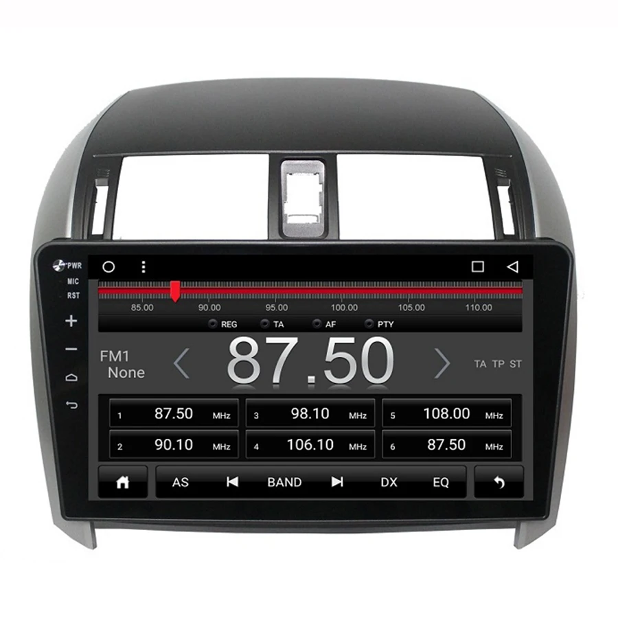 Автомагнитола Asvegen 2 din Android четырехъядерный DvD плеер для Toyota Corolla 2007 2013 GPS навигация