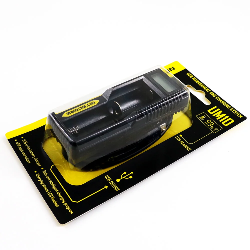 Оригинальное умное зарядное устройство Nitecore UM10 UM20 с ЖК-дисплеем универсальное