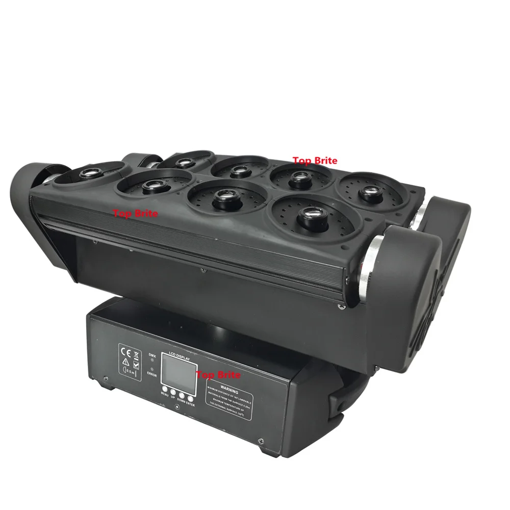 Высококачественный RGB Полноцветный лазерный светильник DMX512 свет луча паука