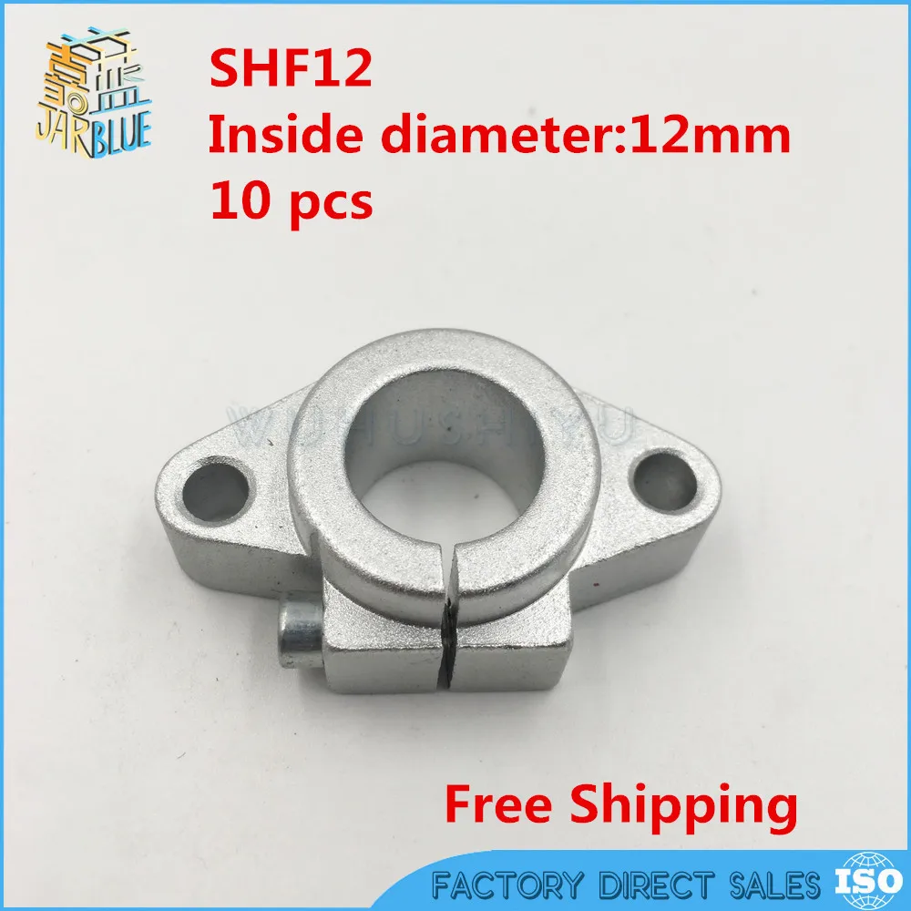 

10pcs SHF12 12mm linear bearing rail shaft support XYZ Table CNC Router
