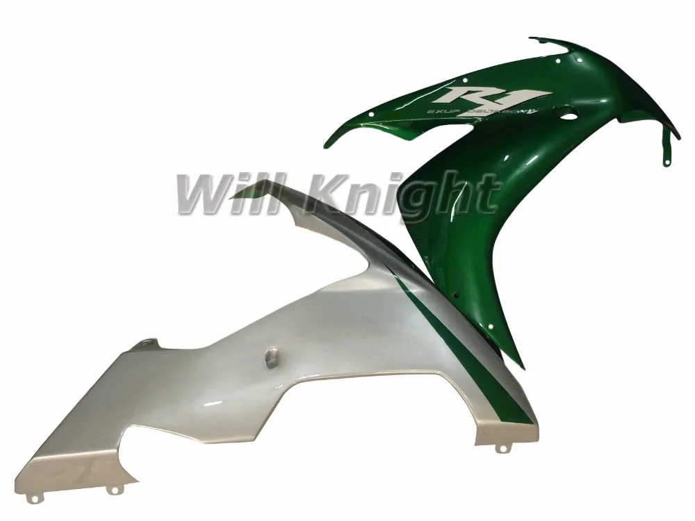 For Yahama YZF1000 YZF R1 2004 2005 2006 ABS Injection Body Fairing Kit Green White | Автомобили и мотоциклы