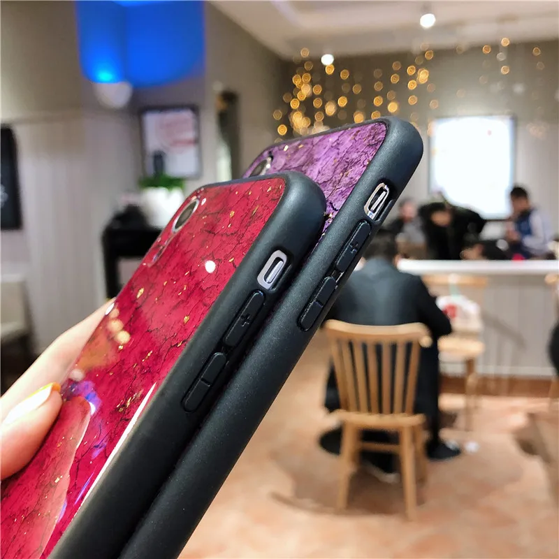 Для samsung Galaxy M10 M20 M30 A10 A20 A30 A40 A50 A70 A90 мраморная 3D Блестящий Алмаз Стенд Мода с меховыми помпонами для ремешок чехол Чехол