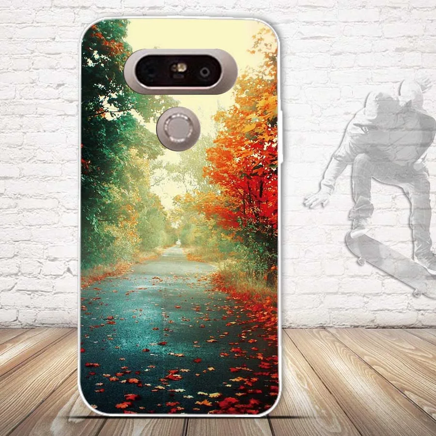 Мягкий чехол из ТПУ для Coque LG G5 силиконовый с рисунком черепа задняя крышка Funda H830