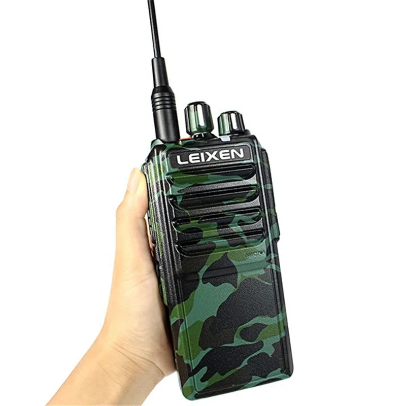 

ArmyGreen DHL Free Shipping NEW 20W Walkie Talkie LEIXEN-NOTE UHF 400-480MHz 16CH VOX Scan TOT Two Way Radio HF Transceiver