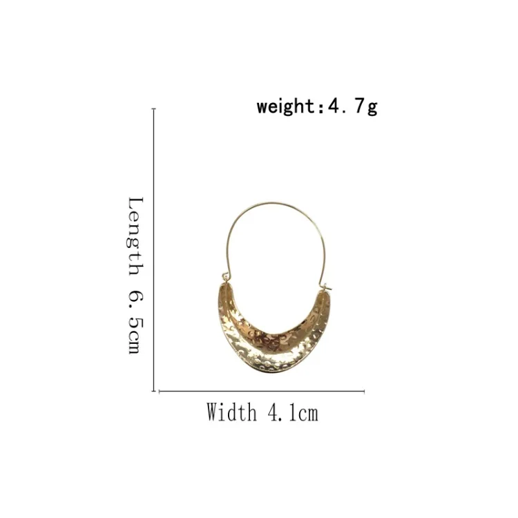New Arrival Gold Silver Color Moon Long Drop Earrings Women's Accessories Vintage Leaf Design Jewelry | Украшения и