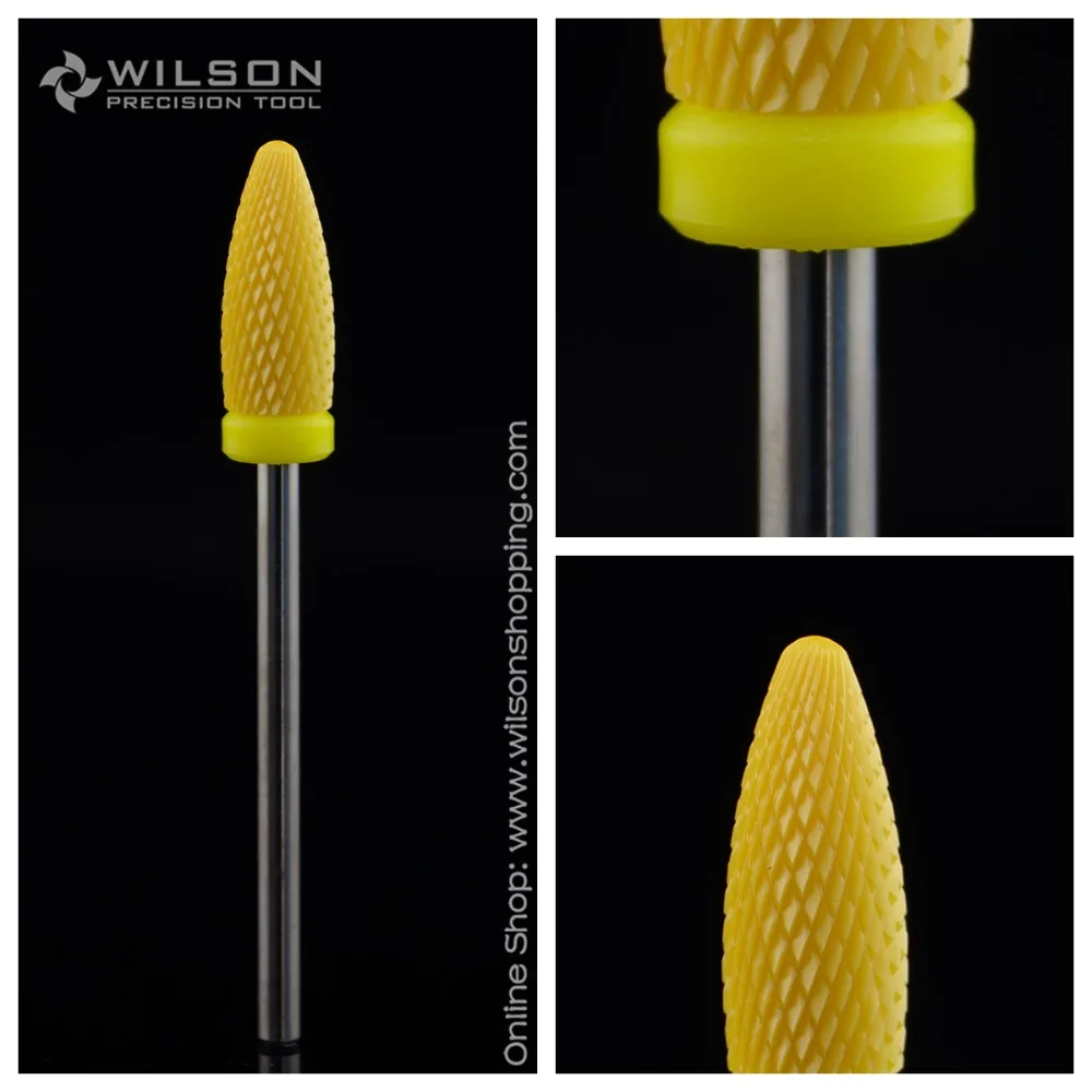 

Yellow Ceramic Nail Drill Bit - Flame Bit - Extra Fine(613044)