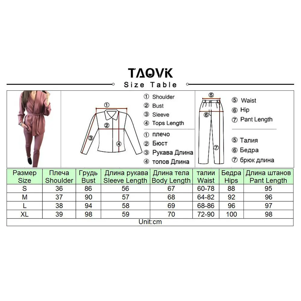 TAOVK Офисные женские туфли брючный костюм Для женщин комплекты блейзер с поясом