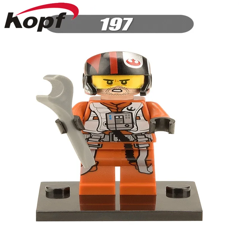 197 Without Box Одна распродажа, строительные блоки, Космический Дарт нихил Сидиус каллус, Shadow Troopers, галстук пилота, фигурки для детей, игрушки X0105 - Цвет: 197 Without Box