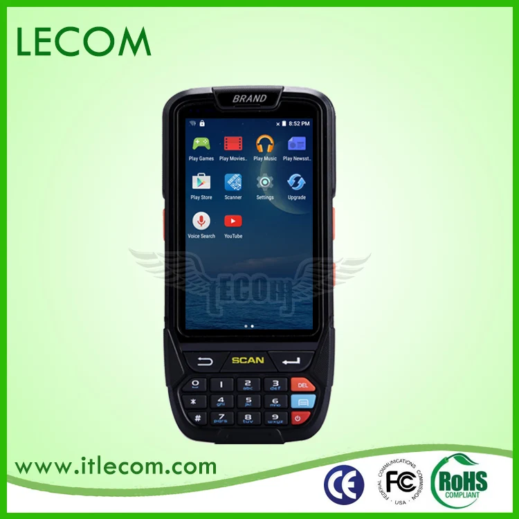 2D LF RFID UHF Android PDA сборщик данных ручной компьютер сканер штрих-кода терминал портативный терминал NFC UHF RFID принтер pda