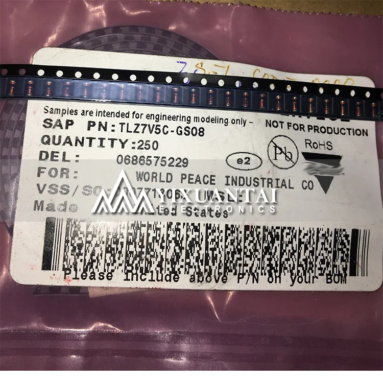 

100 шт./лот Бесплатная доставка TLZ7V5C-GS08 TLZ8V2A-GS08 RLZTE-115.6B TLZ5V6C-GS08 TLZ8V2C-GS08 LL34