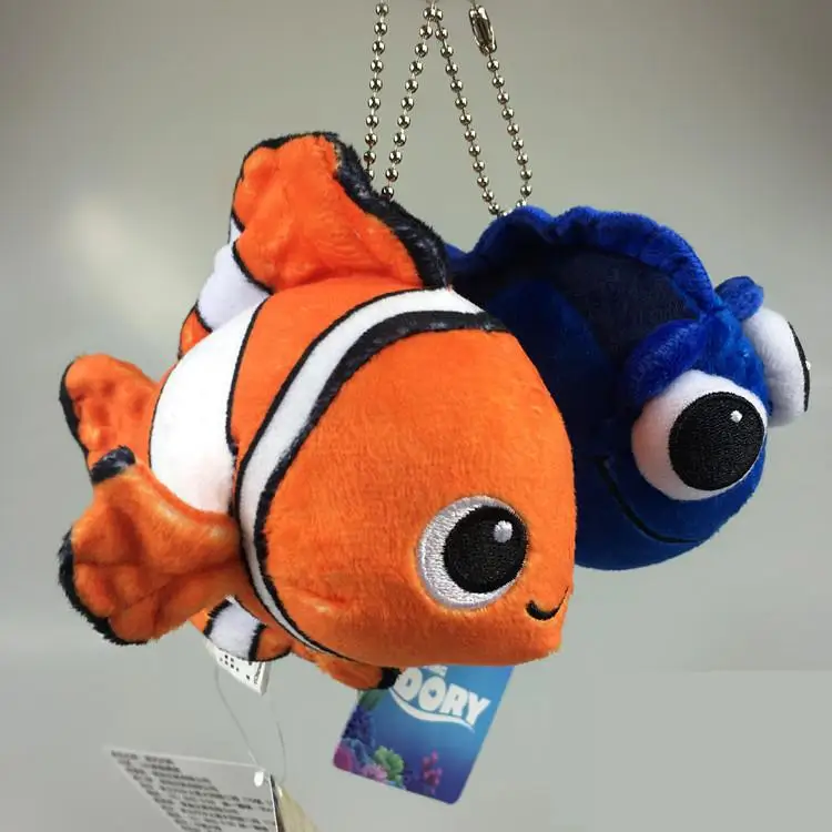 Kawaii Dory Nemo 5 шт./компл. 10 см мультфильм милый клоун рыба чучело животное мягкая