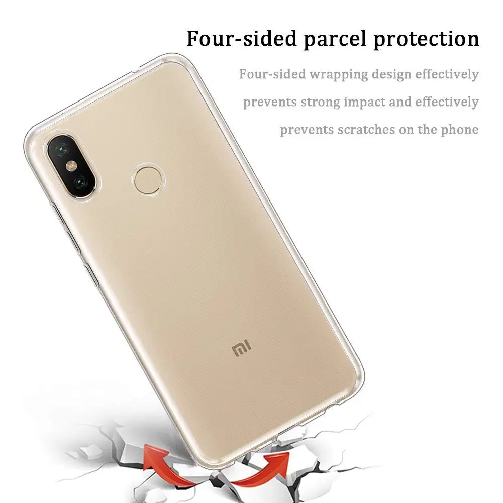 For Xiaomi Mi Max /Max 2 3 Pro Case Slim Clear Transparent Cover Soft Gel TPU Silicone Mobile Phone Protective Shell |