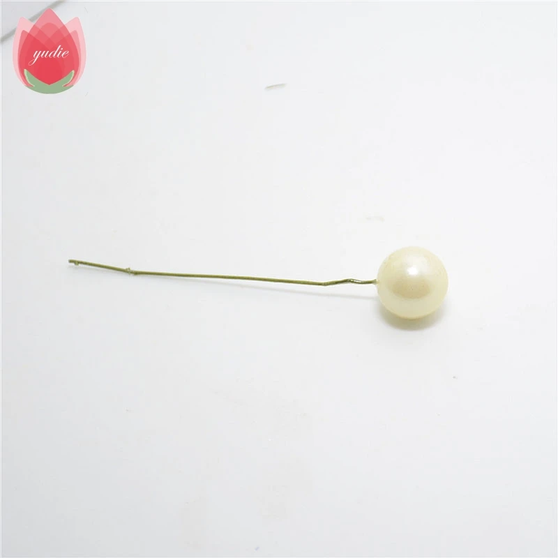 Milk White 40 шт пластиковые жемчужные искусственная тычинка ягода цветок для украшения свадьбы DIY Скрапбукинг декоративный венок pittil цветы - Цвет: Milk White