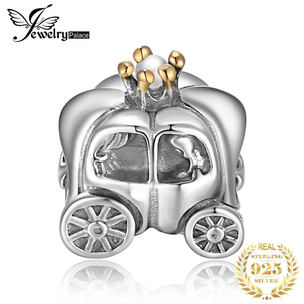 Jewelrypalace Винтаж автомобиль очарование Бусины Браслеты 925 серебро|sterling silver charms|silver