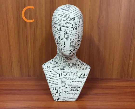 4 стиля Африканский манекен голова kissen geometrisch, женский головной убор манекен для шарфа парика показывает парик дисплей mannequi, может булавка 1 шт. HY023