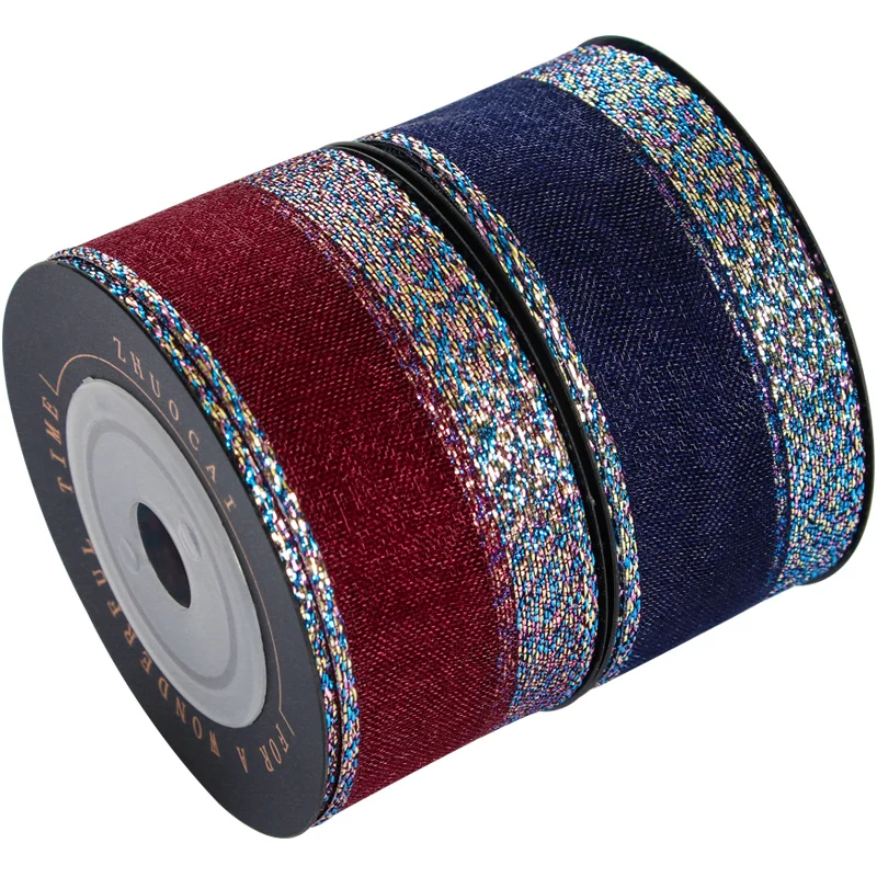 2 5 см/4 см широкая цветная шифоновая пряжа лента для лука из пряжи ленты рукоделие