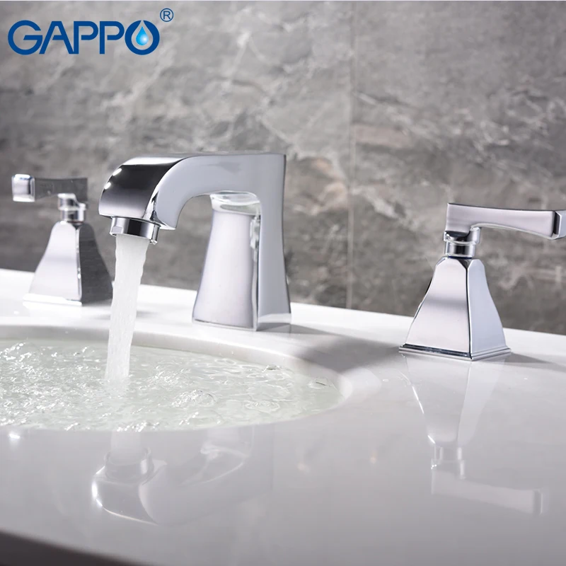 Смеситель для раковины GAPPO кран Водопад ванной комнаты крепление на раковину |