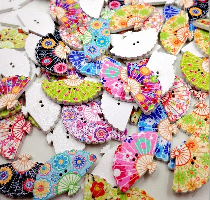 20 шт. деревянные пуговицы натурального цвета 38 х18 мм | Дом и сад