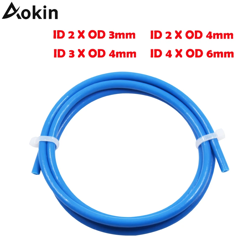 1 м тефлоновая синяя трубка из ПТФЭ Запчасти для 3D принтеров J head Hotend Bowden Extruder V5 V6 75