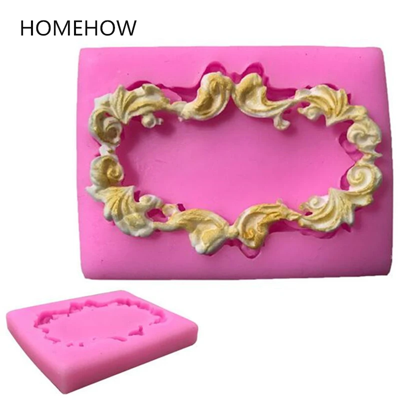 1 шт./лот винтажная фоторамка в европейском стиле силиконовая форма 7*5 2*1 2 см кекс